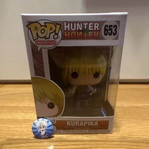 Funko Kurapika Pop! Vinyl Hunter x Hunter Figure & killua pin anime figure